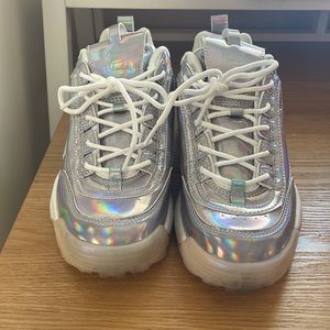 Fila Disruptor 2 Iridescent Chunky Platform Shoe
